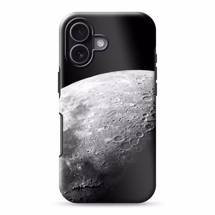 Telefoonhoesje Toughcase - Maan - Kraters - Ruimte — 1