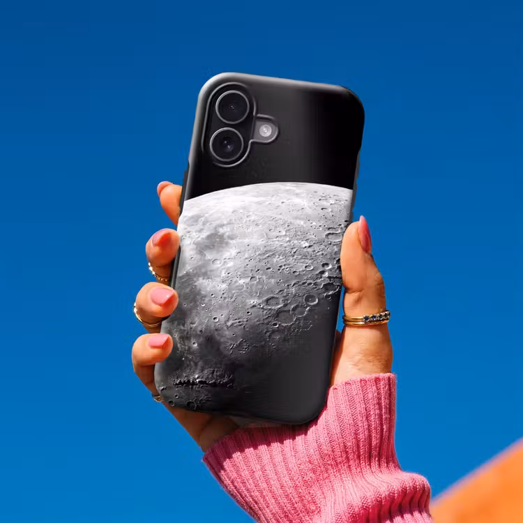 Telefoonhoesje Toughcase - Maan - Kraters - Ruimte — 2