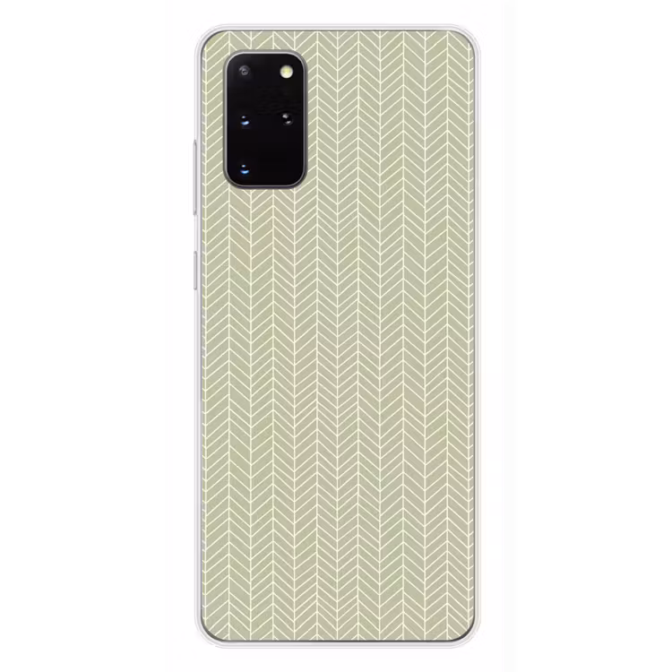 Telefoonhoesje - Saliegroen - Visgraat - Geometrisch - Patroon — 4