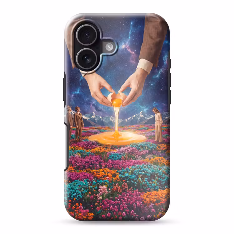 Telefoonhoesje Toughcase - Handen - Ei - Surrealisme — 1