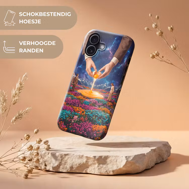 Telefoonhoesje Toughcase - Handen - Ei - Surrealisme — 5