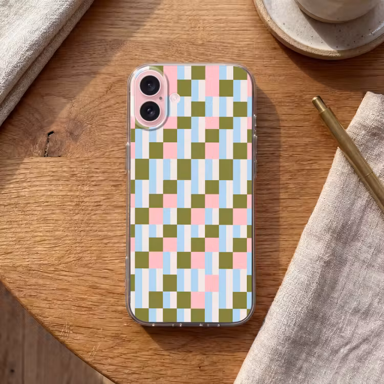 Telefoonhoesje - Patroon - Geometrisch - Abstract - Kleurrijk - Modern — 2
