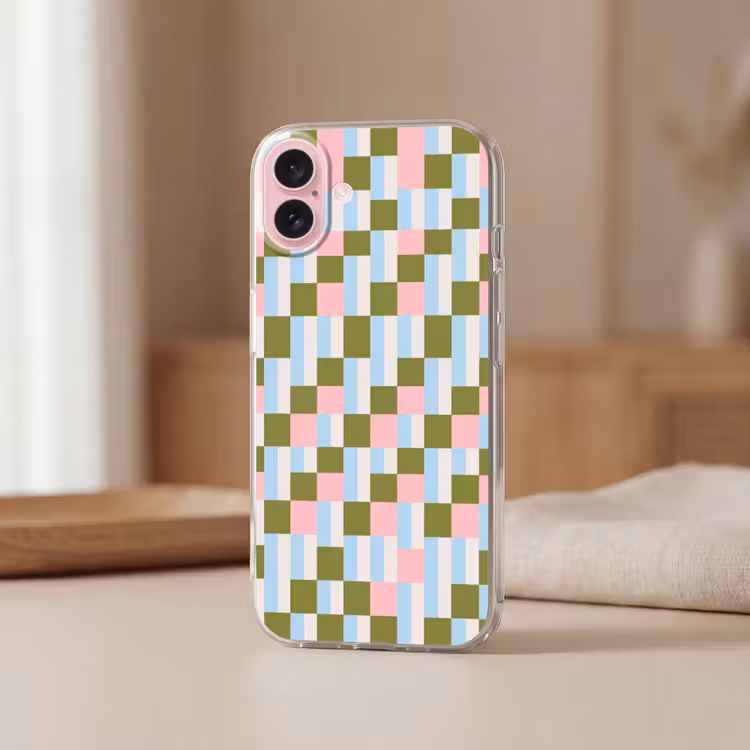 Telefoonhoesje - Patroon - Geometrisch - Abstract - Kleurrijk - Modern — 3