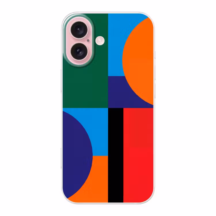 Telefoonhoesje - Geometrisch - Abstract - Vormen - Kleurrijk - Modern — 1