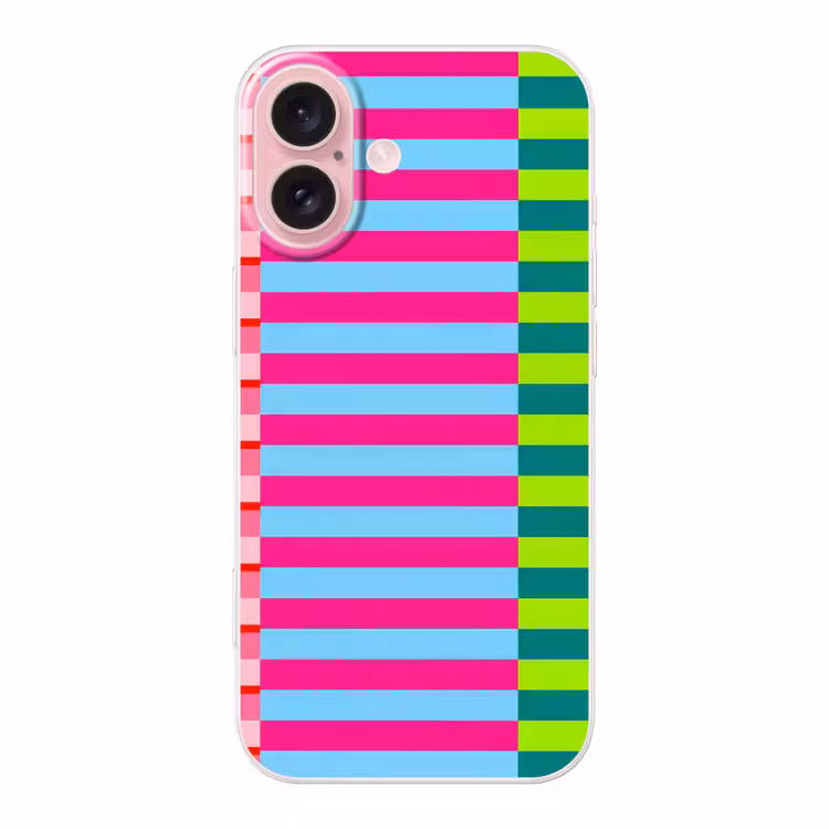 Telefoonhoesje - Patroon - Strepen - Modern - Abstract - Kleurrijk — 1