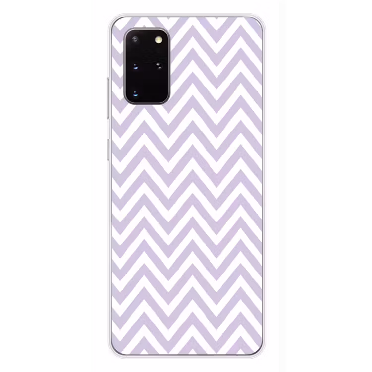 Telefoonhoesje - Lila - Geometrisch - Chevron - Zigzag - Patroon — 4