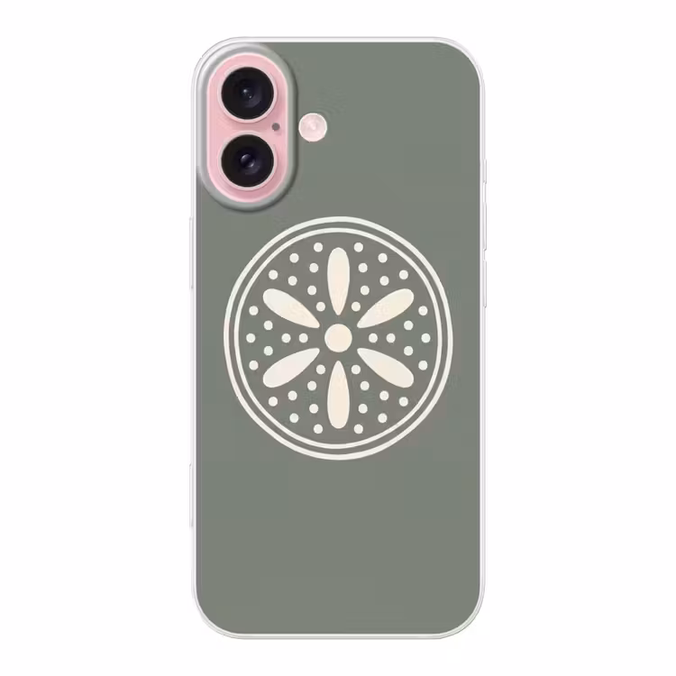 Telefoonhoesje - Patroon - Cirkel - Abstract - Groen - Decoratie — 1