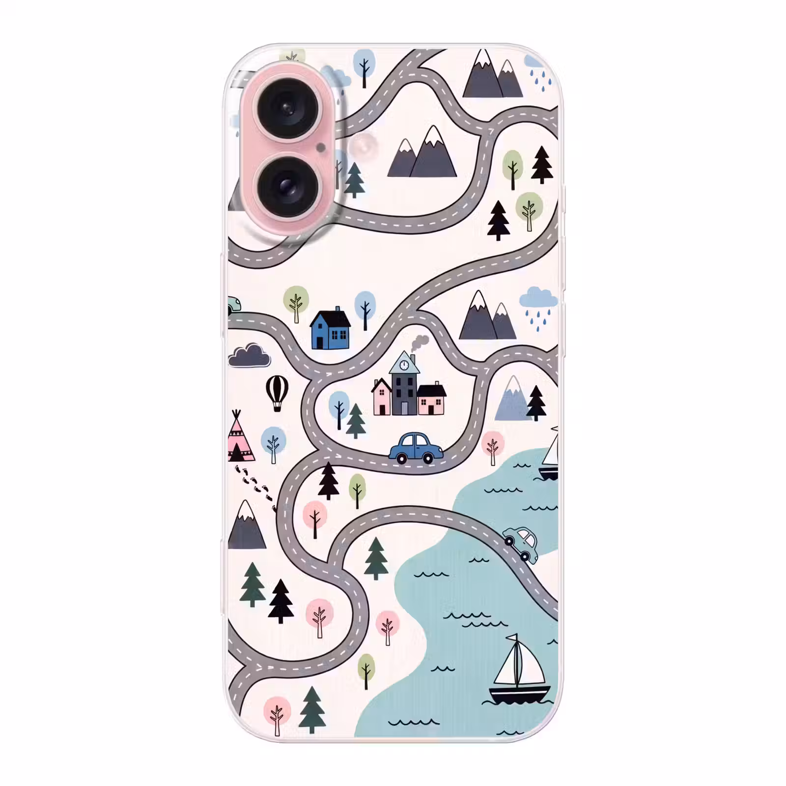 Telefoonhoesje - Kaart - Stad - Kindvriendelijk — 1