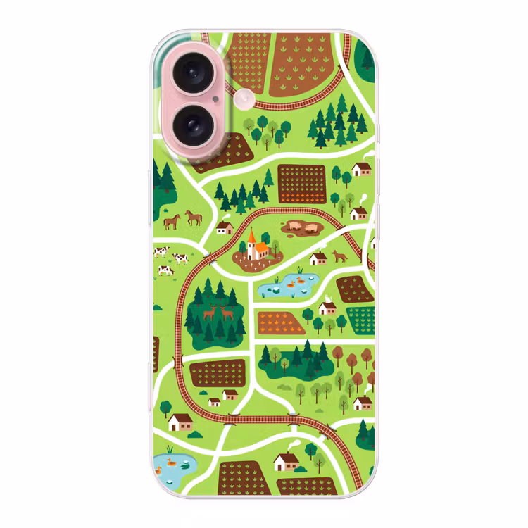 Telefoonhoesje - Platteland - Dieren - Illustratie — 1