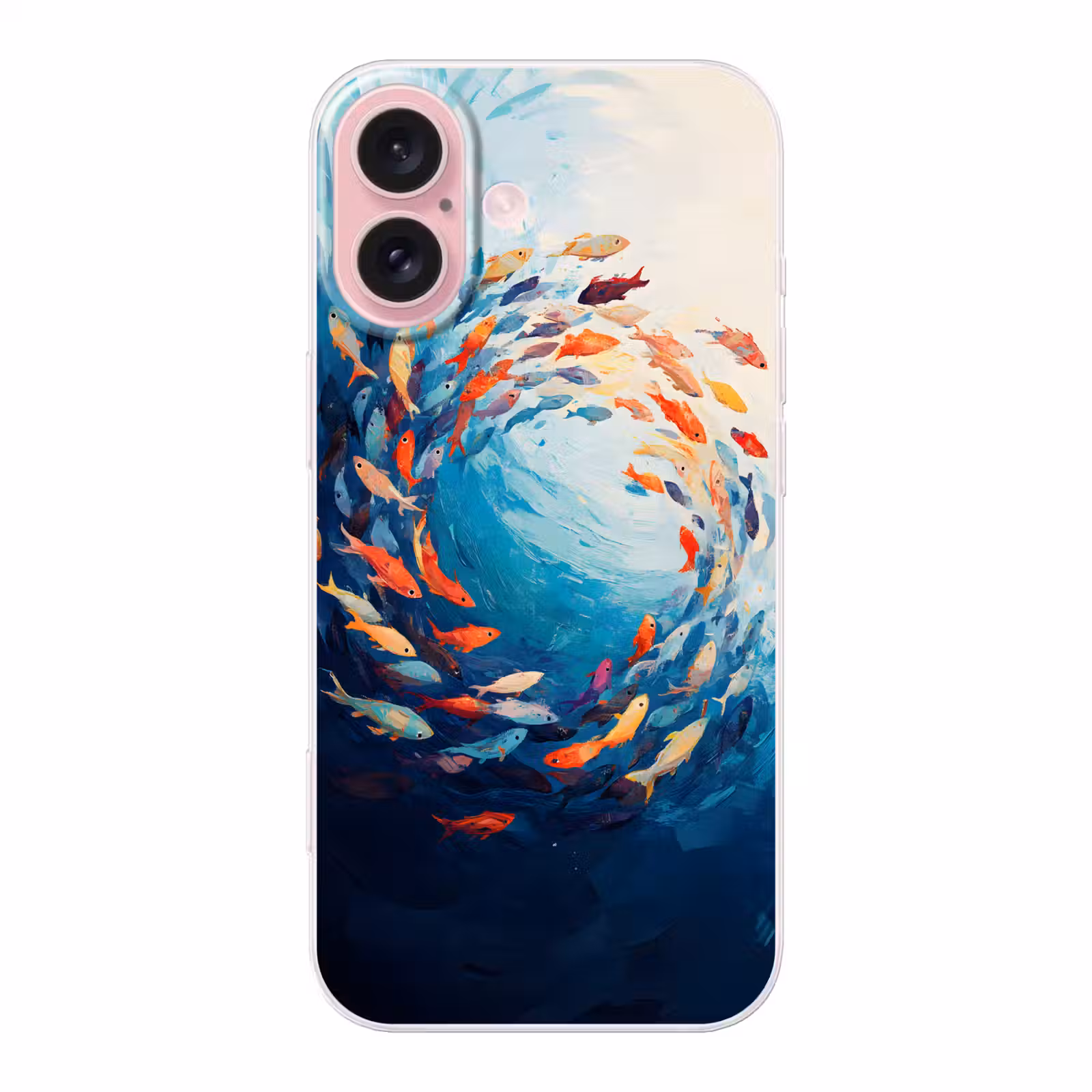 Telefoonhoesje - Zee - Vissen - Kleurrijk - Dynamisch — 1