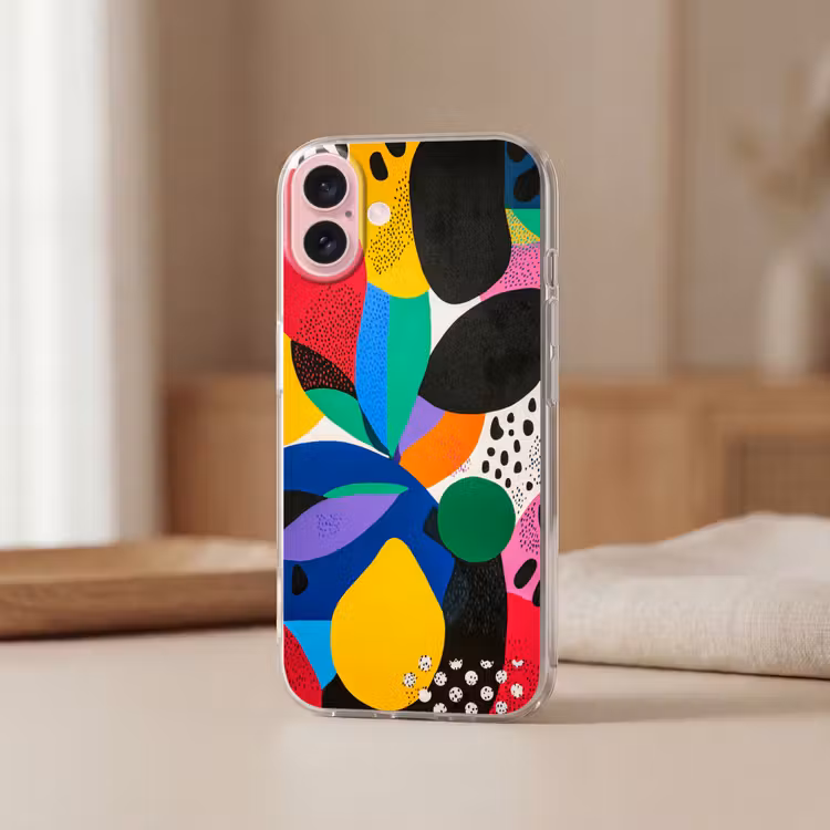 Telefoonhoesje - Vormen - Stippen - Kleurrijk — 3