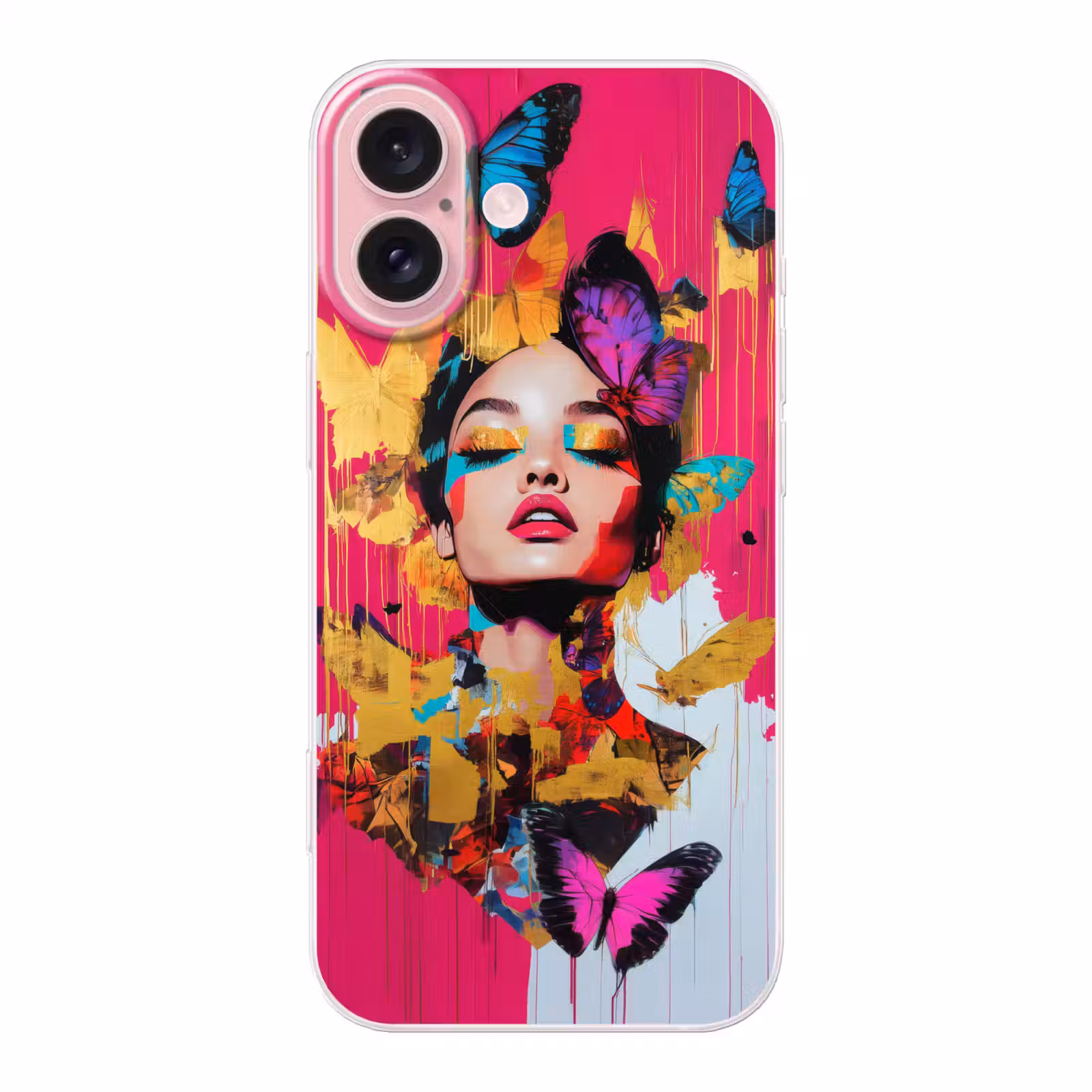Telefoonhoesje - Vrouw - Abstract - Kleurrijk — 1