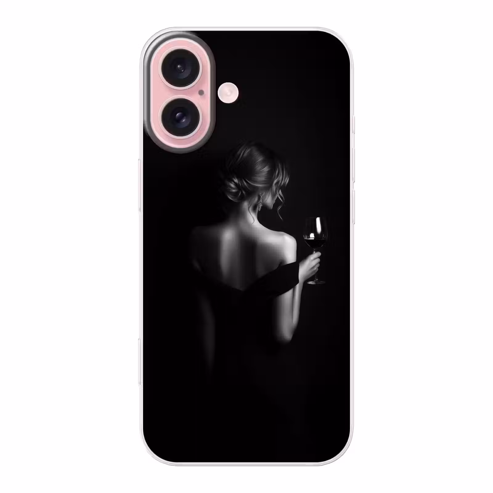 Telefoonhoesje - Vrouw - Wijn - Jurk — 1