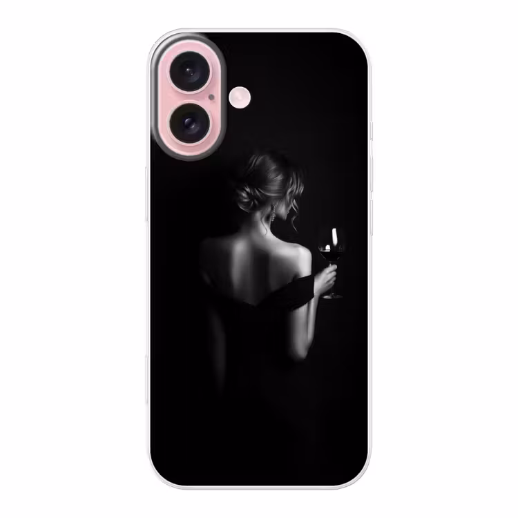 Telefoonhoesje - Vrouw - Wijn - Jurk — 1