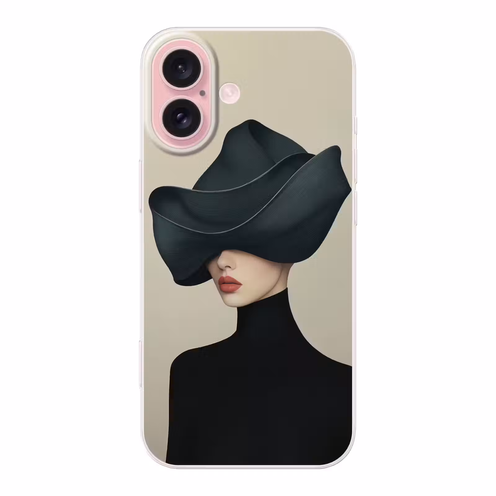 Telefoonhoesje - Vrouw - Groen - Hoed — 1