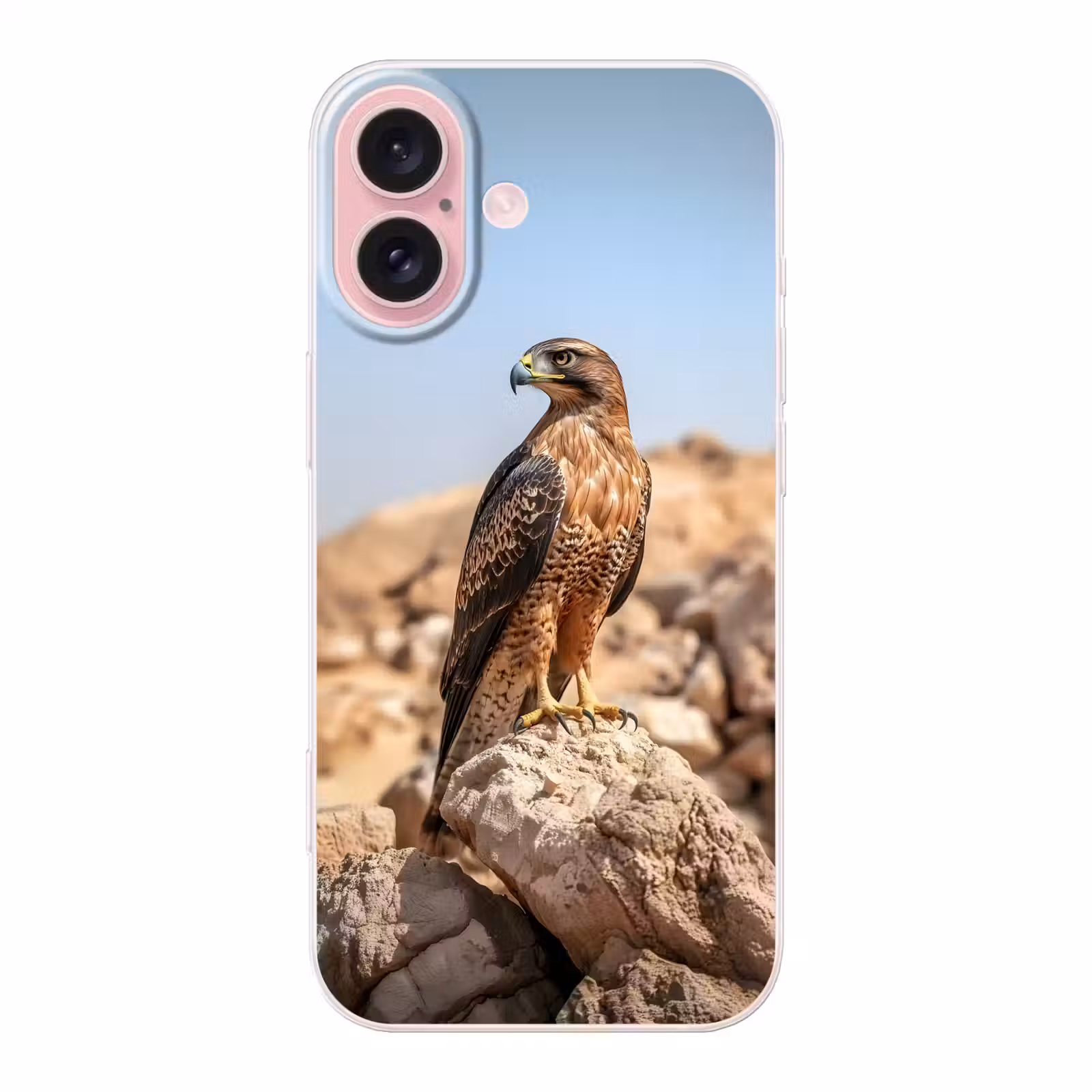Telefoonhoesje - Valk - Vogel - Rots - Macht — 1