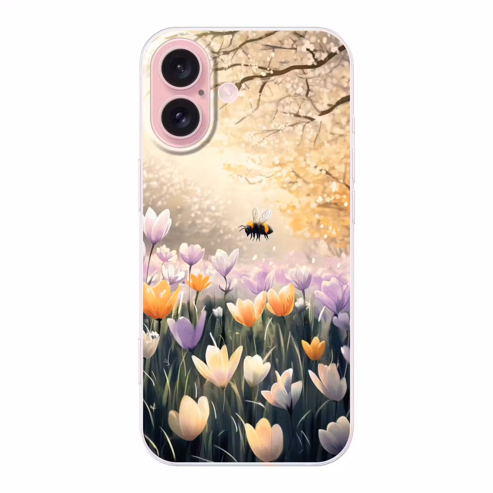 Telefoonhoesje - Viooltjes - bij - Zonlicht — 1