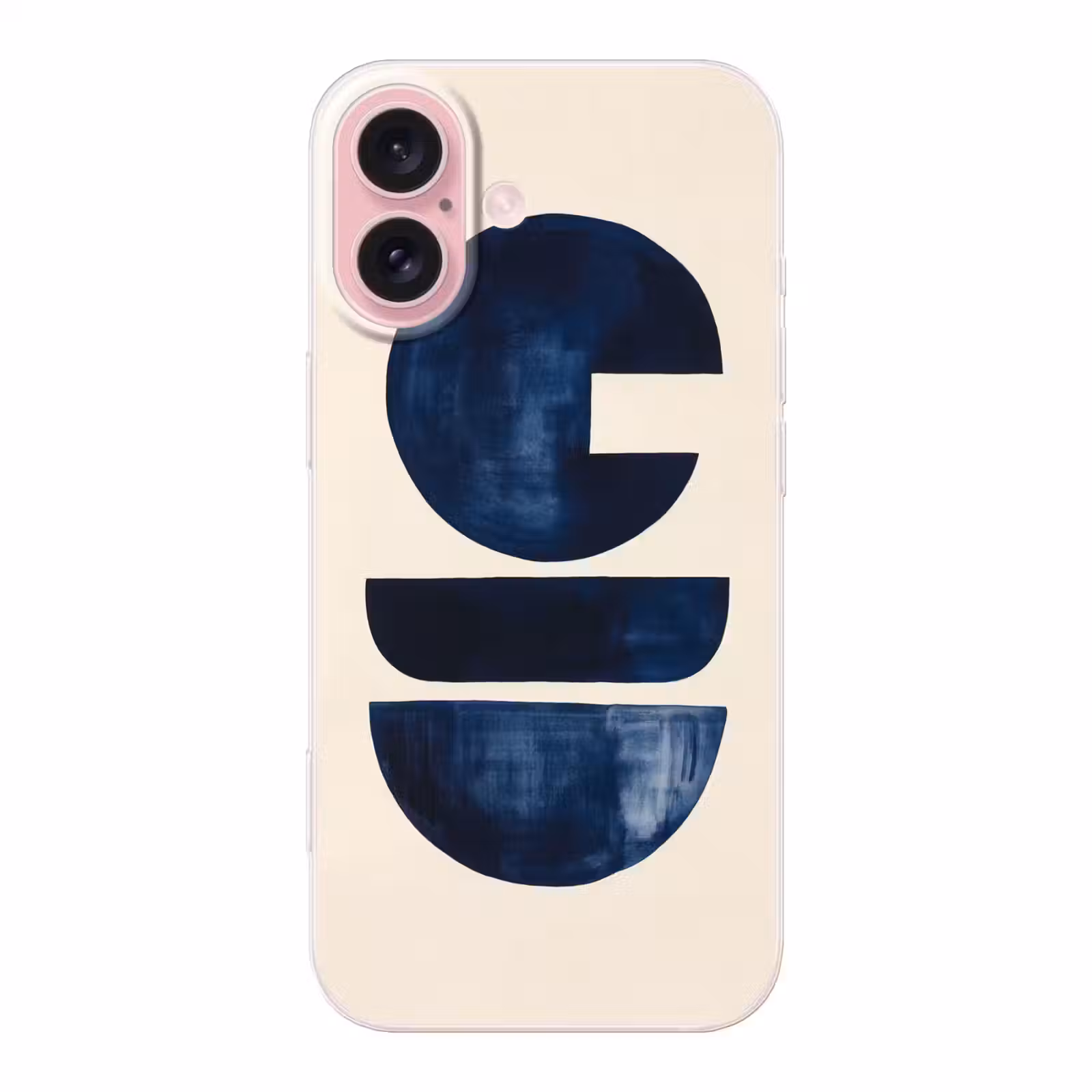 Telefoonhoesje - Vormen - Blauw - Abstract — 1