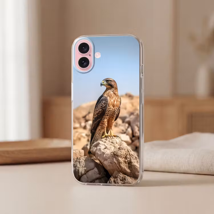 Telefoonhoesje - Valk - Vogel - Rots - Macht — 3