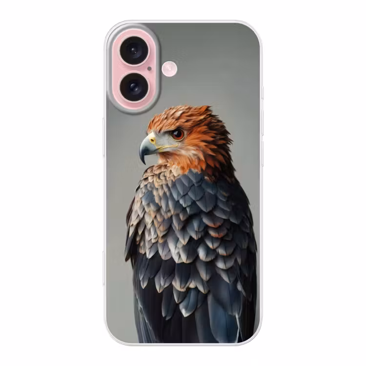Telefoonhoesje - Vogel - Realistisch - Veren - Bruin — 1