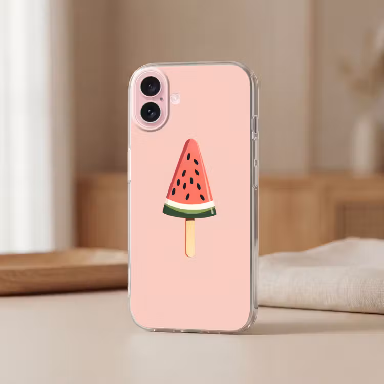 Telefoonhoesje - Watermeloen - Ijsje - Pitjes - Rood — 3