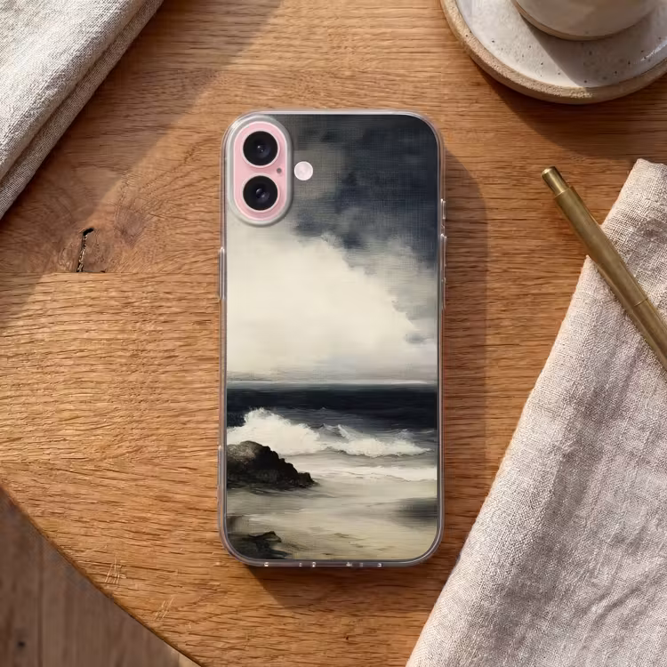 Telefoonhoesje - Zee - Rotsen - Storm — 2