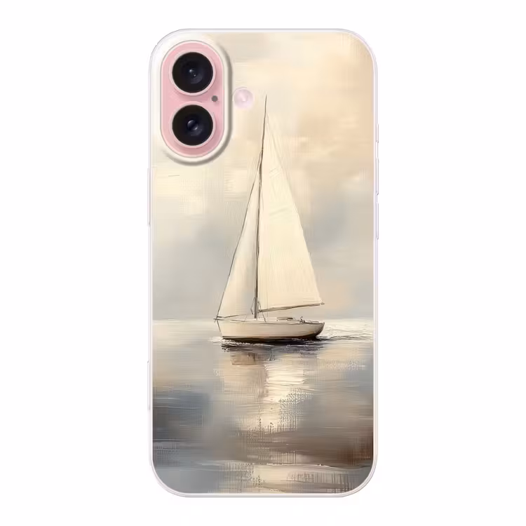 Telefoonhoesje - Zeilschip - Zee - Bewolkt — 1