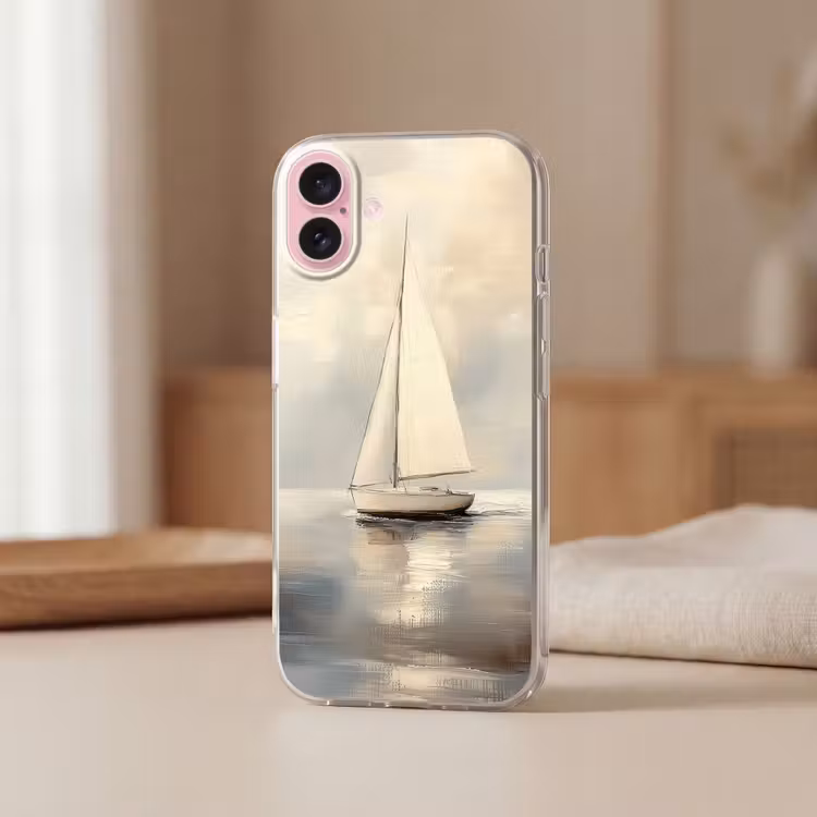 Telefoonhoesje - Zeilschip - Zee - Bewolkt — 3