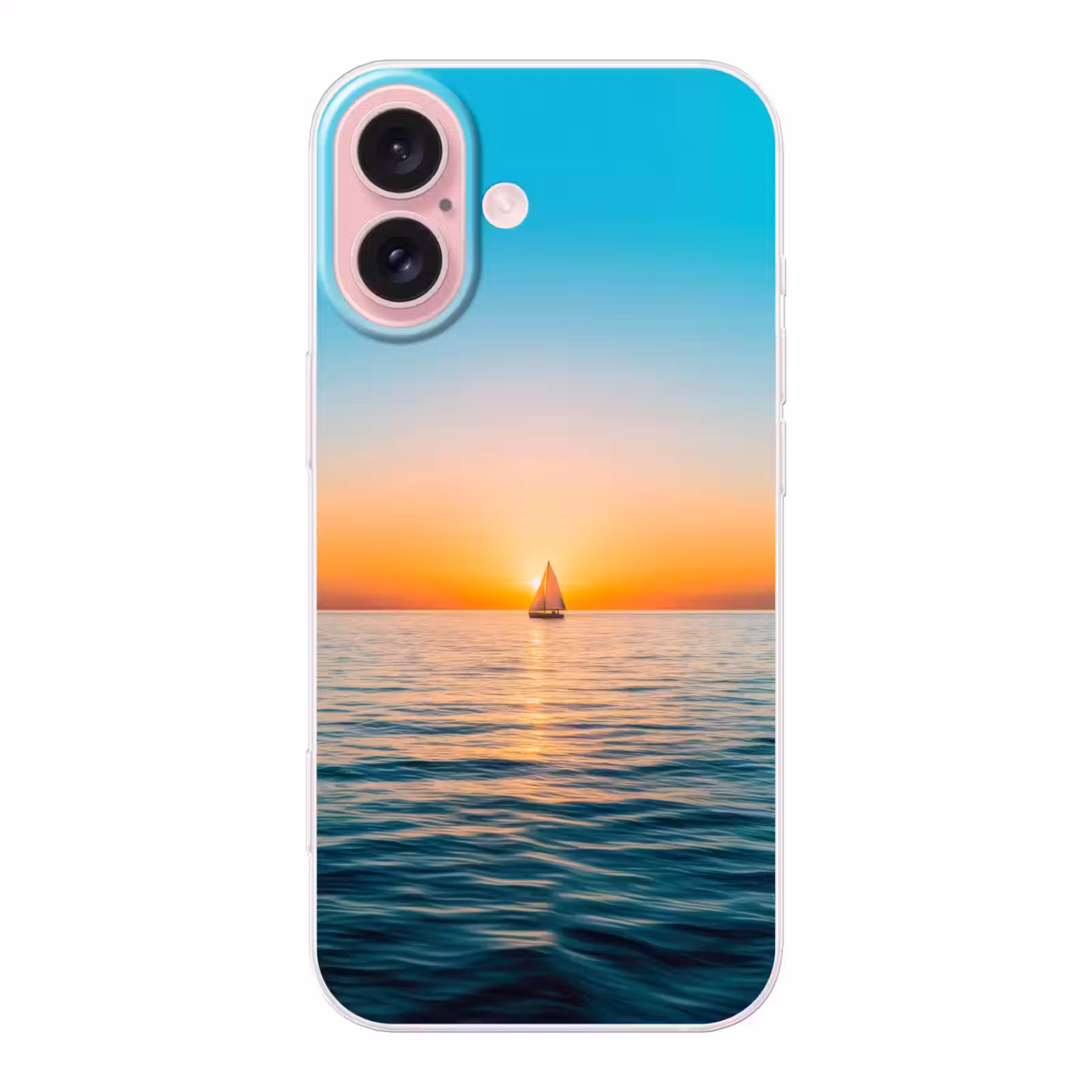 Telefoonhoesje - Zee - Zeilboot - Zonsondergang — 1
