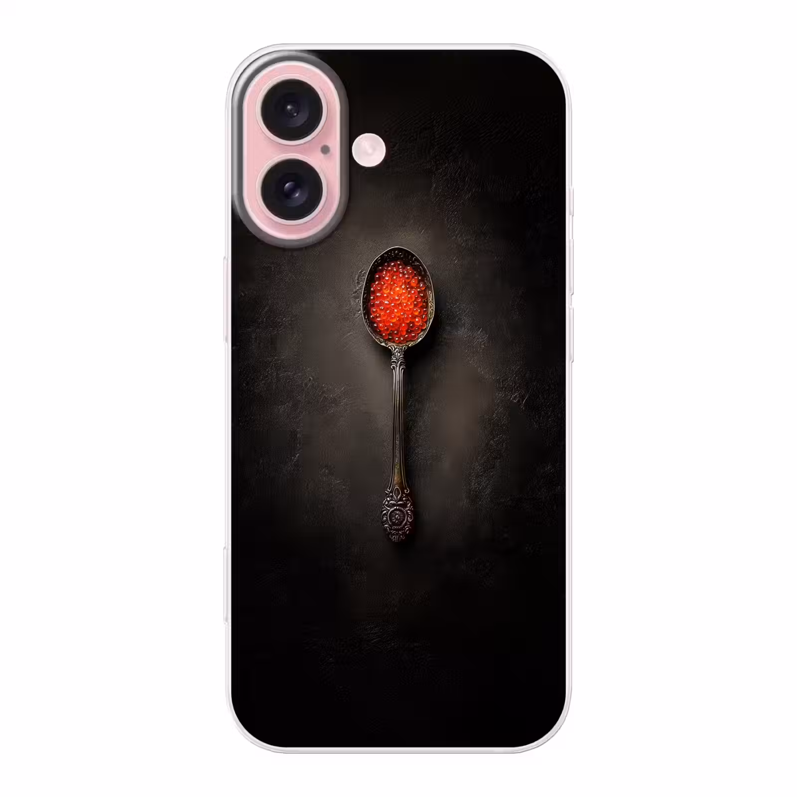 Telefoonhoesje - Zwart - Lepel - Caviar — 1