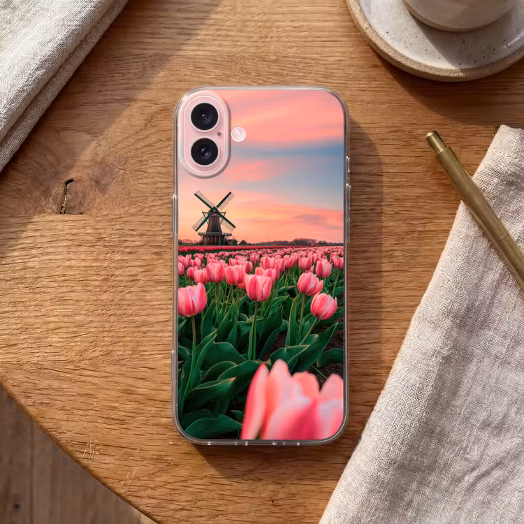 Telefoonhoesje - Tulpen - Molen - Nederland — 2