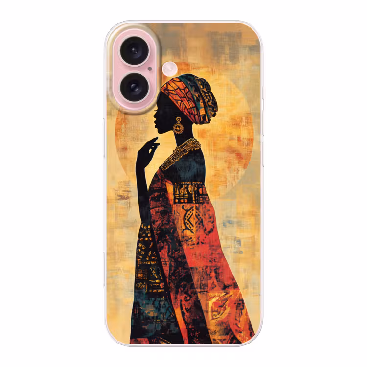 Telefoonhoesje - Vrouw - Silhouet - Patronen - Sierlijk — 1