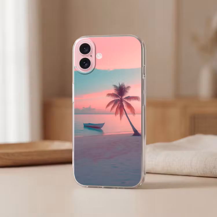Telefoonhoesje - Zee - Boot - Zonsondergang — 3