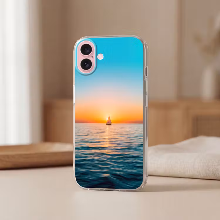 Telefoonhoesje - Zee - Zeilboot - Zonsondergang — 3