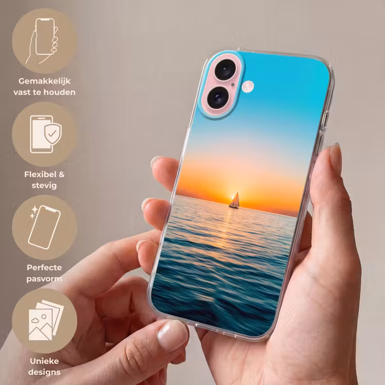 Telefoonhoesje - Zee - Zeilboot - Zonsondergang — 4