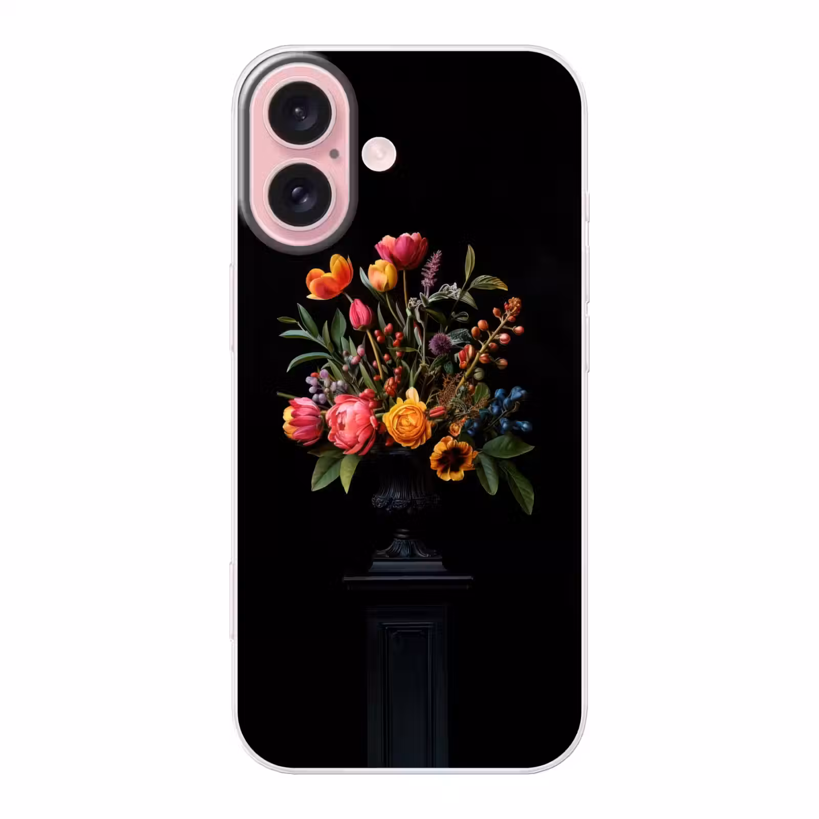 Telefoonhoesje - Tulpen - Bessen - Boeket - Vaas — 1