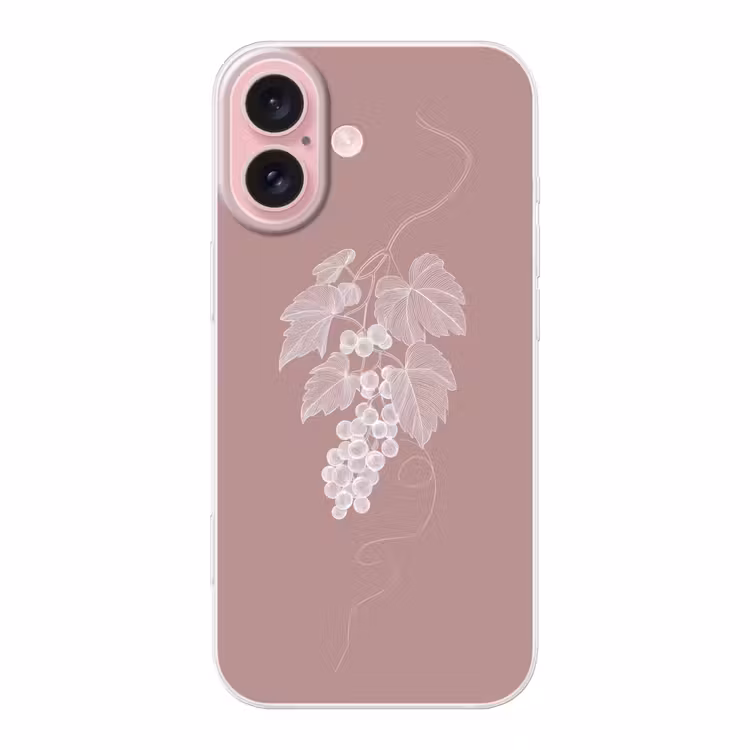 Telefoonhoesje - Tros - Druiven - Illustratie - Bladeren — 1