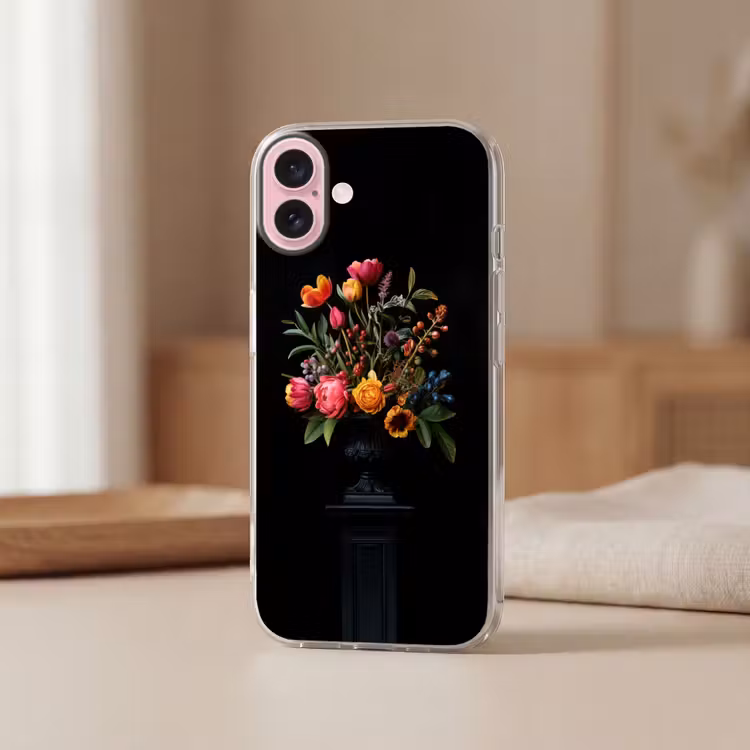 Telefoonhoesje - Tulpen - Bessen - Boeket - Vaas — 3
