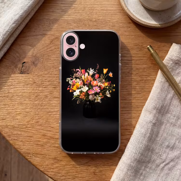 Telefoonhoesje - Vaas - Bloemen - Tulpen — 2