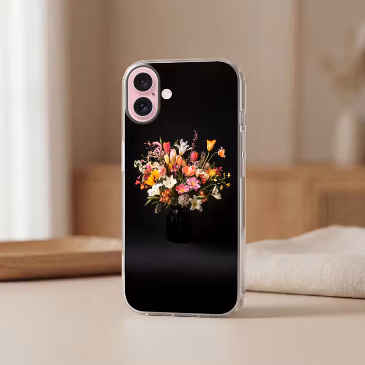 Telefoonhoesje - Vaas - Bloemen - Tulpen — 3