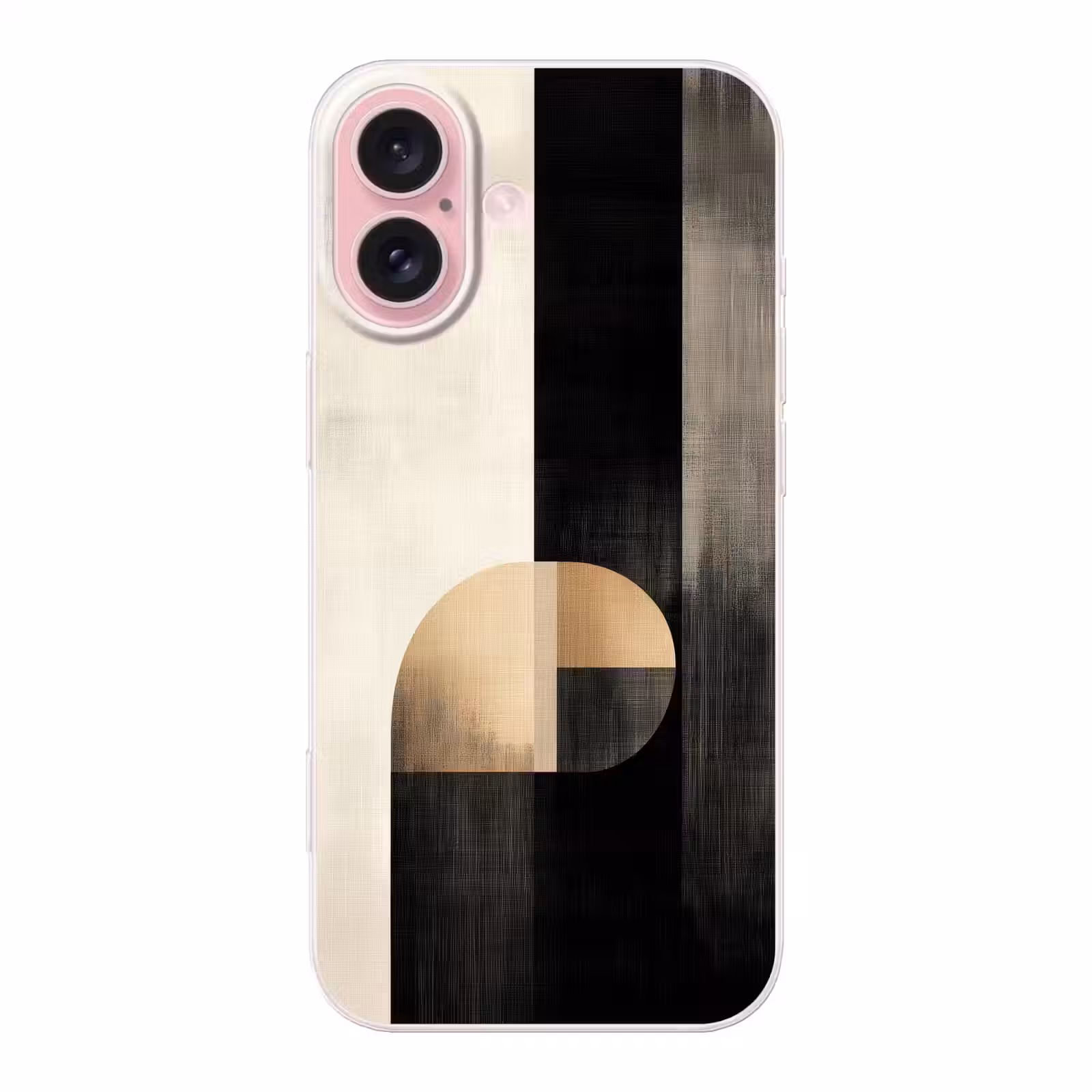 Telefoonhoesje - Vormen - Modern - Zwart — 1