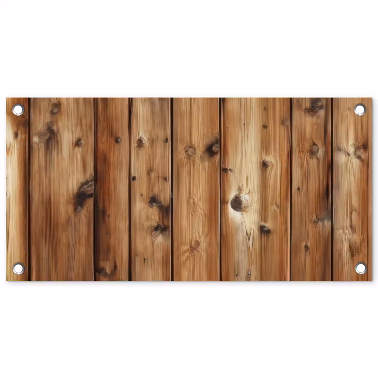 Tuinposter - Hout - Planken - Bruin — 1