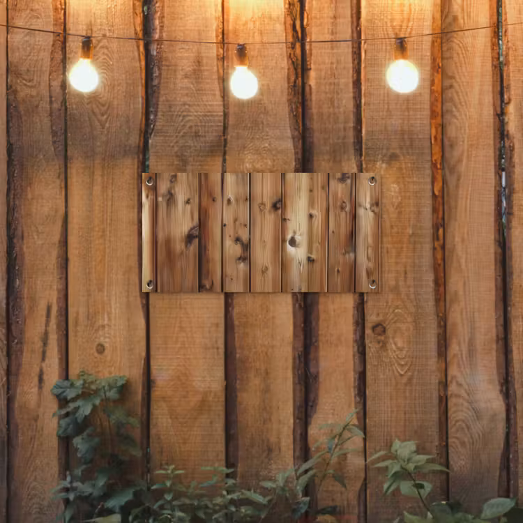 Tuinposter - Hout - Planken - Bruin — 2