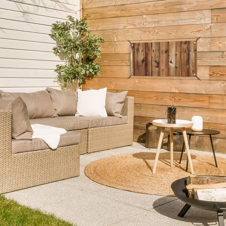 Tuinposter - Hout - Planken - Bruin — 4