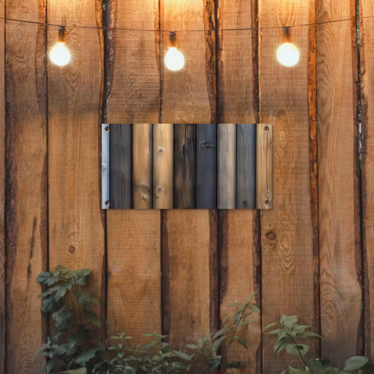 Tuinposter - Hout - Planken - Gemengd — 2
