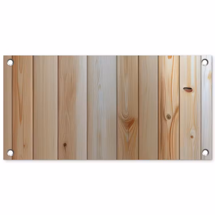 Tuinposter - Hout - Planken - Licht — 1