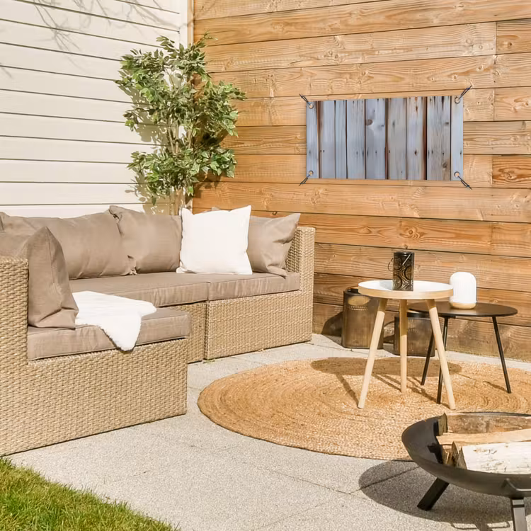 Tuinposter - Hout - Planken - Verweerd — 4