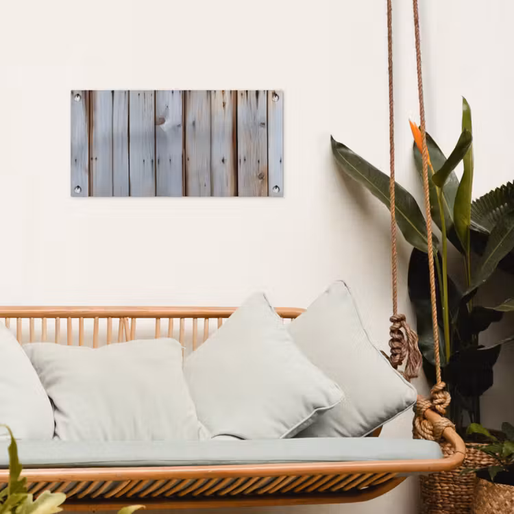 Tuinposter - Hout - Planken - Verweerd — 5