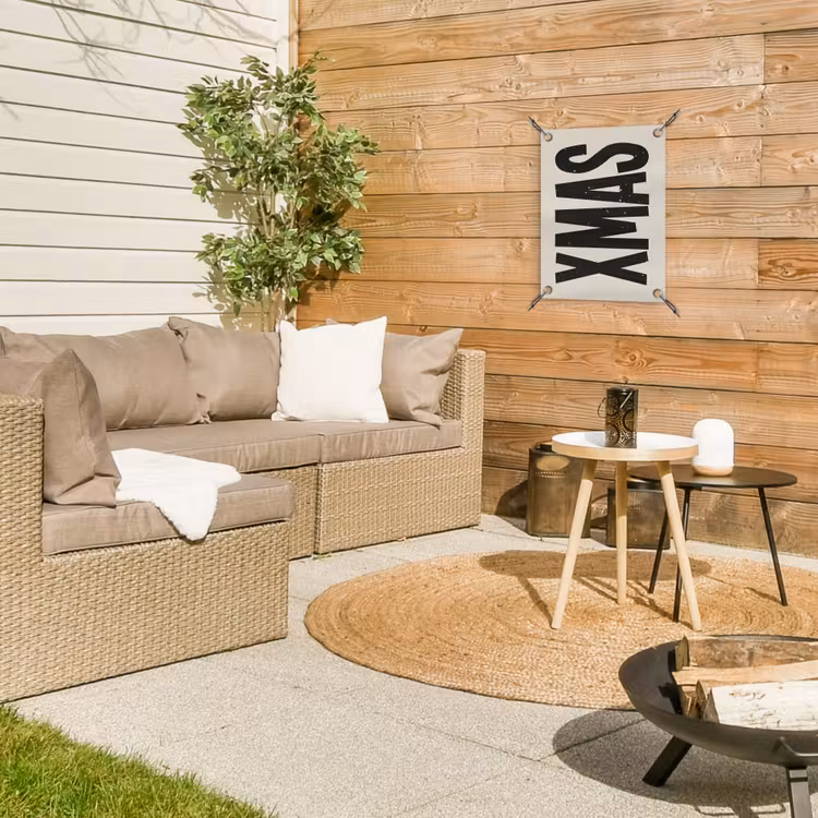 Tuinposter - Kerst - Christmas - Japandi - Beige — 4