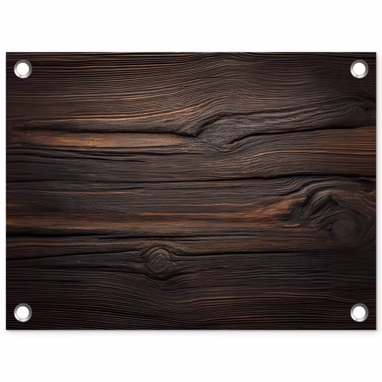Tuinposter - Hout - Grillige nerven — 1